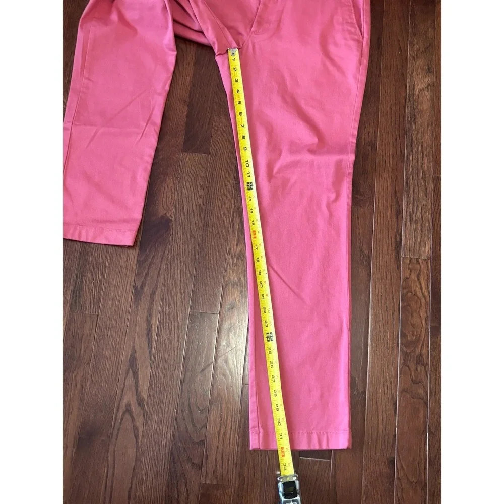 New J. Crew Pants‎ Men's 33x32 Flex Chino Straight Fit Stretch Salmon